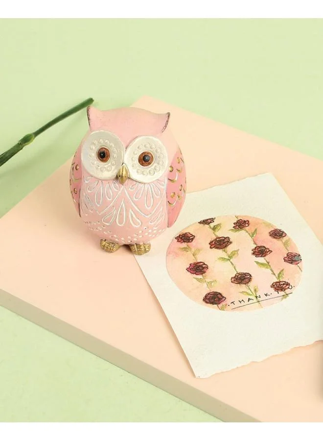 Pinterest Owl D'cor - Pink