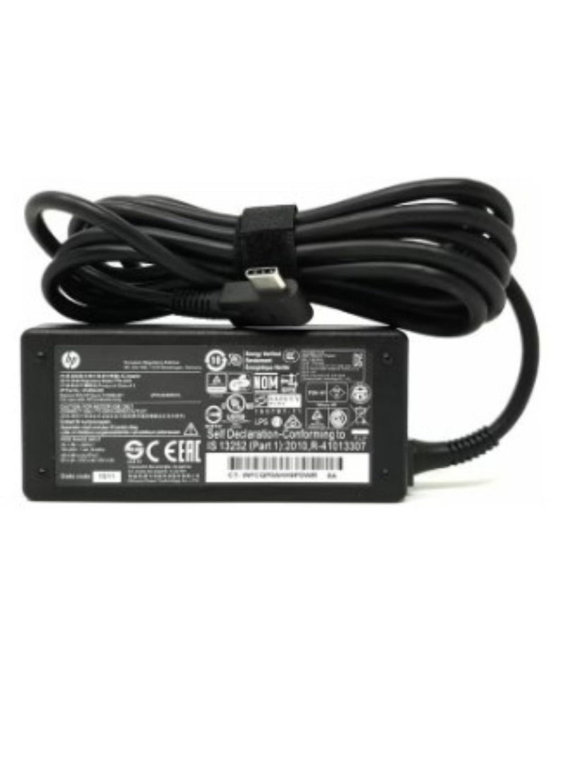 Terabyte 45W Type c travel Replacement Charger For HP spectre 13 Elite x2 1012 TYPE-C USB-C Replacement Charger Without Cord/Cable - Image 1