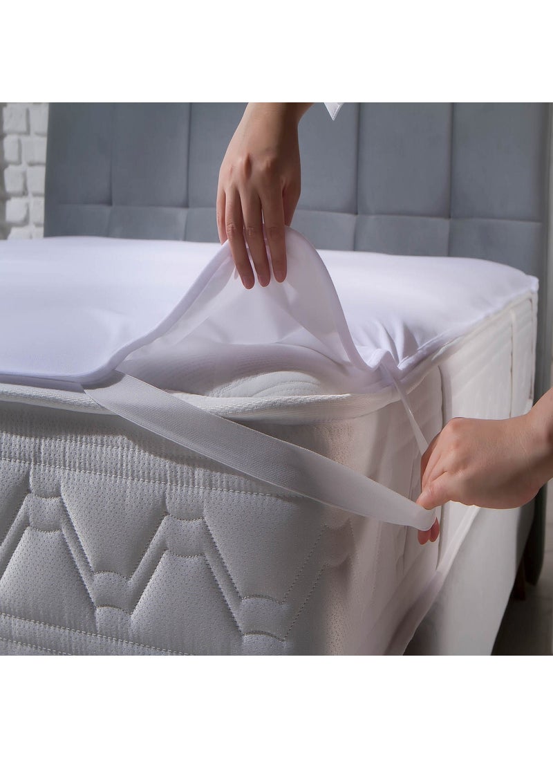 Formeya Pamukkale Elastic Water Liquid Proof Mattress Protector Mattress Protector  - Image 2