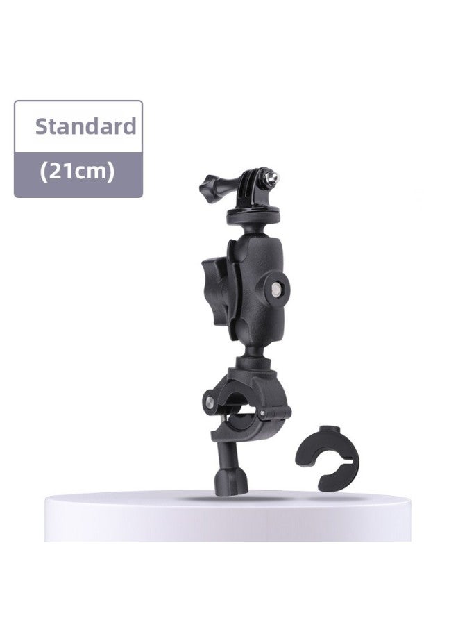 Generic Electric Car Mobile Phone Sports Camera Handlebar Bracket Motorcycle Riding Navigation Bracket Universal Clip Selfie Live Clip-Color:Standard Model  - Image 1