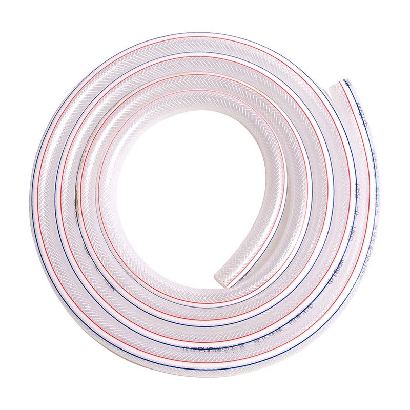 أنبوب PVC مرن شفاف 12 ID × 34 OD من QuQuyi، خرطوم فينيل للماء والزيت ومضاد للتجمد شتاءً، ناعم لأربعة مواسم بطول 10 أقدام