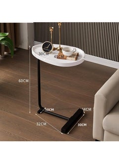 Y&D Modern Small Coffee Table Small Side Table Sturdy Nordic Style Coffee Table Sofa Side Table End Table For Living Room Sofa Bed Side Table For Living Room Bedroom  - Image 2