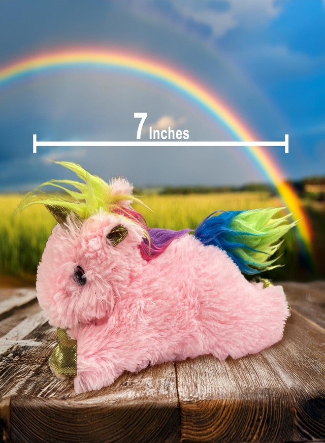 Multipet Unicorn Dog Toy | Small Squeaky Unicorn Dog Toy | Stuffed Toy for Dogs | Plush Squeaker Dogs Toys | Small/Medium Breed | Pink | 6" - Image 2