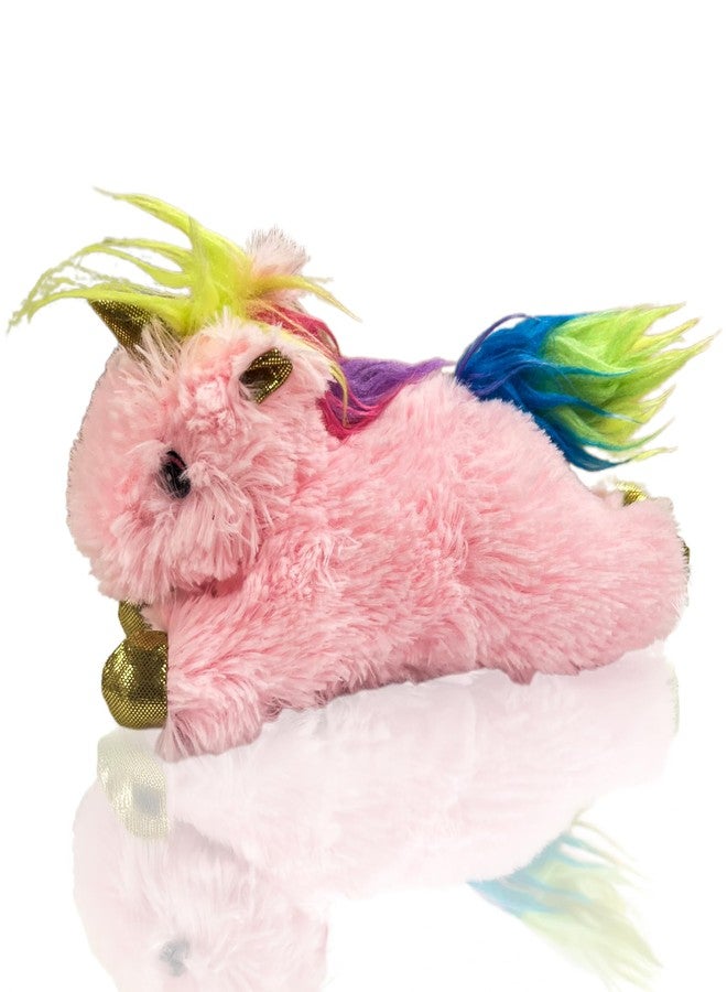 Multipet Unicorn Dog Toy | Small Squeaky Unicorn Dog Toy | Stuffed Toy for Dogs | Plush Squeaker Dogs Toys | Small/Medium Breed | Pink | 6" - Image 1