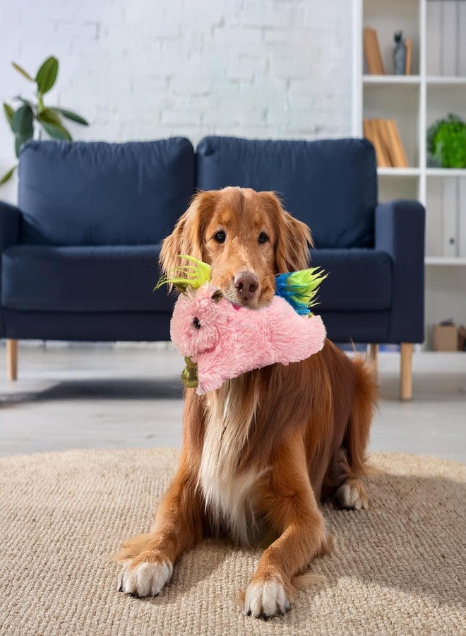 Multipet Unicorn Dog Toy | Small Squeaky Unicorn Dog Toy | Stuffed Toy for Dogs | Plush Squeaker Dogs Toys | Small/Medium Breed | Pink | 6" - Image 3