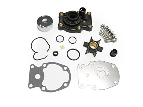 Full Power Plus Johnson Evinrude OMC Water Pump Kit With Housing Replacement （1980-UP）20 25 30 35HP Sierra 18-3382 393630 0393630 Outboard Motor Parts - Image 1