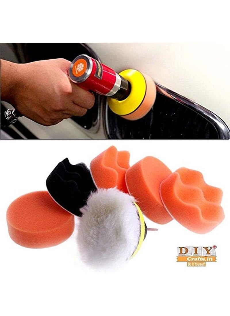 DIY Crafts Diy Crafts 10845 4902 3 Inch Home Cleaning Buffing Pad, Drill Adapter M10 & Cerium Oxide, Multicolor, 8 Piece  - Image 5