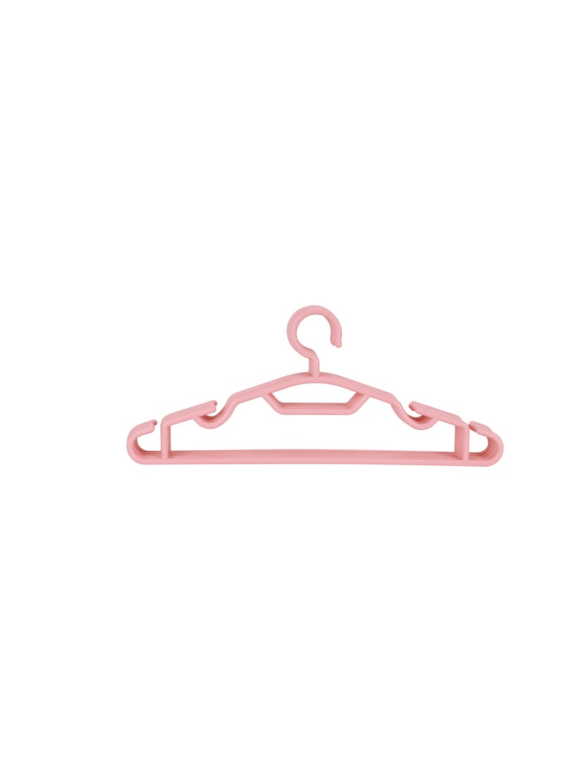 Royalford - Royalford 5-Piece Cloth Hanger Set-RF12173/ Lightweight, Trendy and Anti-Skid Plastic Hangers Perfect for All Kinds of Dresses - Image 1