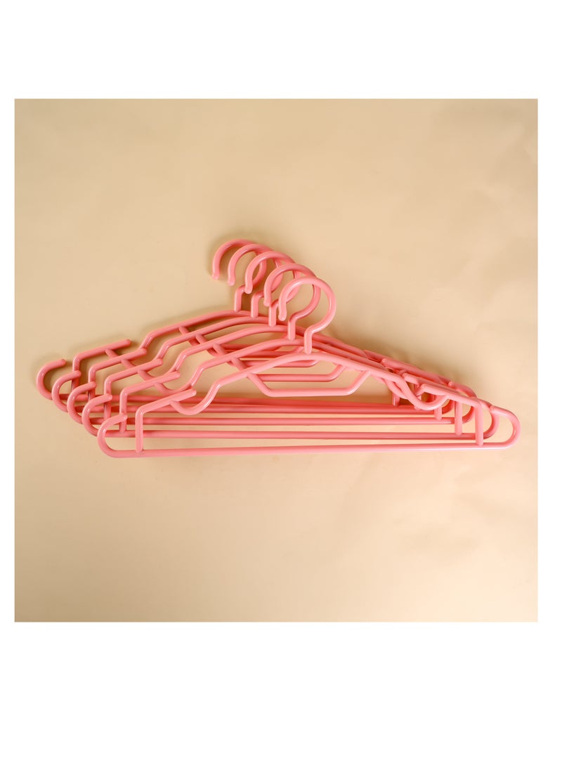 Royalford - Royalford 5-Piece Cloth Hanger Set-RF12173/ Lightweight, Trendy and Anti-Skid Plastic Hangers Perfect for All Kinds of Dresses - Image 1