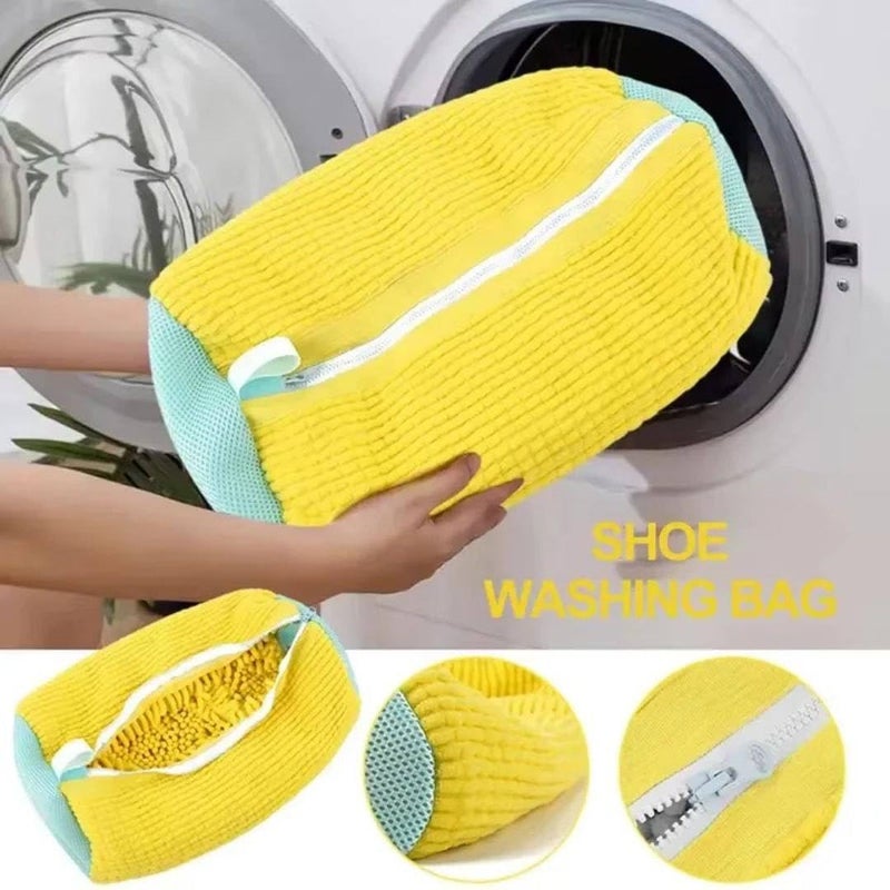 Professional Washing Machine Shoe Cleaning Bag Double Protection for Shoes and Washing Machine Safe Non Slip Zipper Perfect for Sneakers and Canvas Shoes