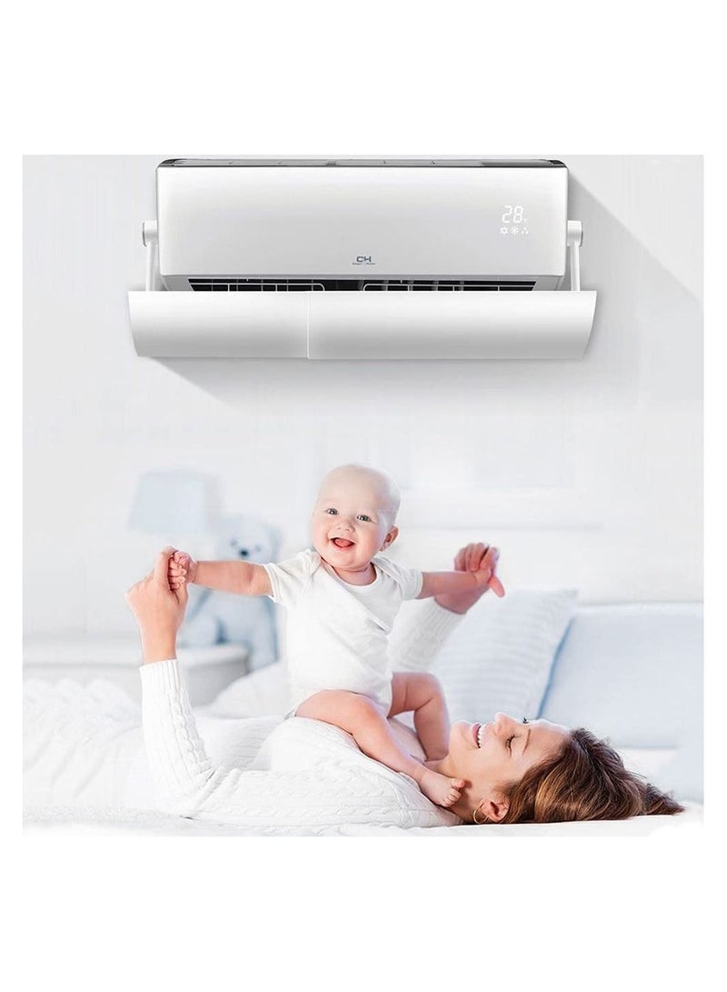 RYNX المنزل قابل للتعديل مكيف الهواء الزجاج الأمامي الرياح يربك تهب غطاء منحرف تكييف الهواء الزجاج الأمامي مكافحة مباشرة - Image 2