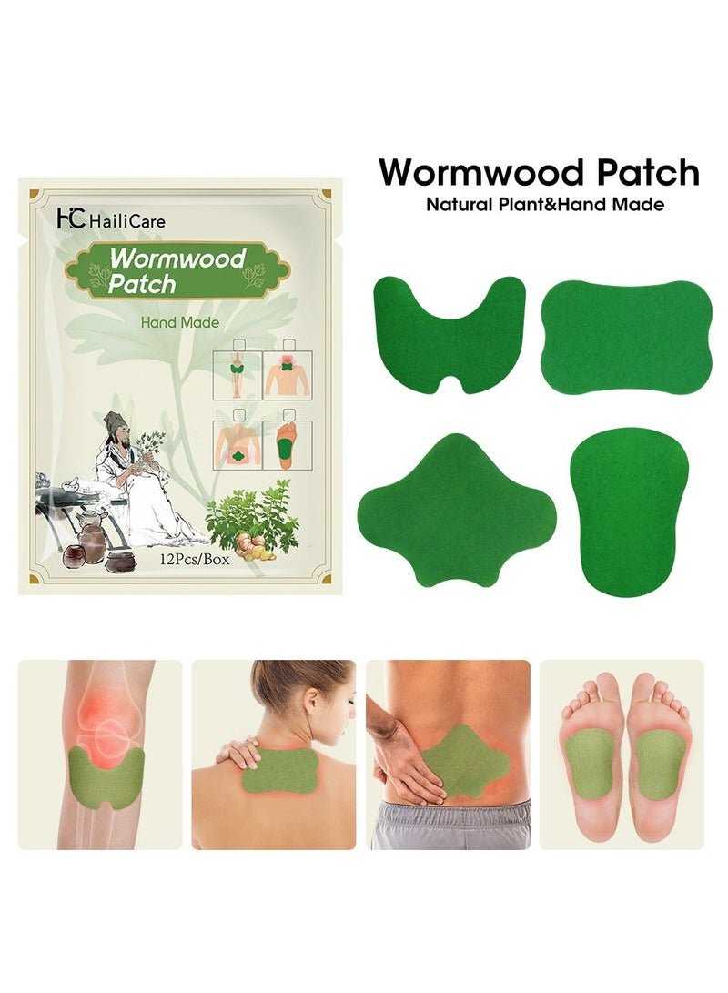 HailiCare 4-PACK Patches Joints and Muscles Patches,Knee Shoulder Neck Heat Patches, Long-Lasting of Muscle and Joint Pain Herbal Patches Combo - Image 1