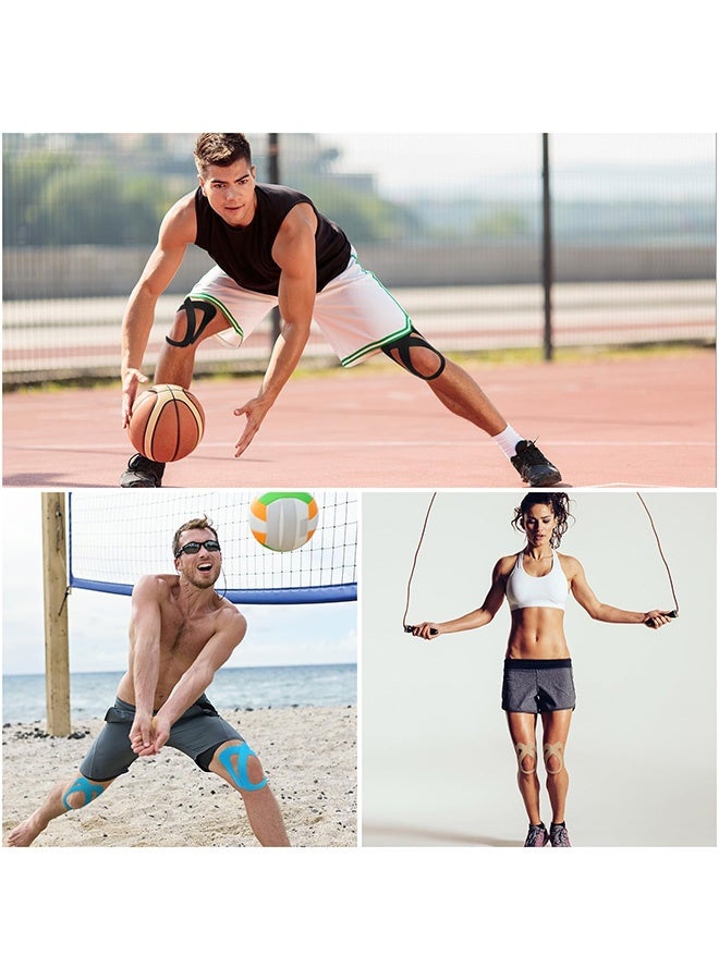 Peachjoy 12 Count Kinesiology Tape for Knees, Pre-Cut Waterproof Original Cotton Knee Tape, Flexible and Durable Sports Tape for Support and Comfort During Workouts - Image 5