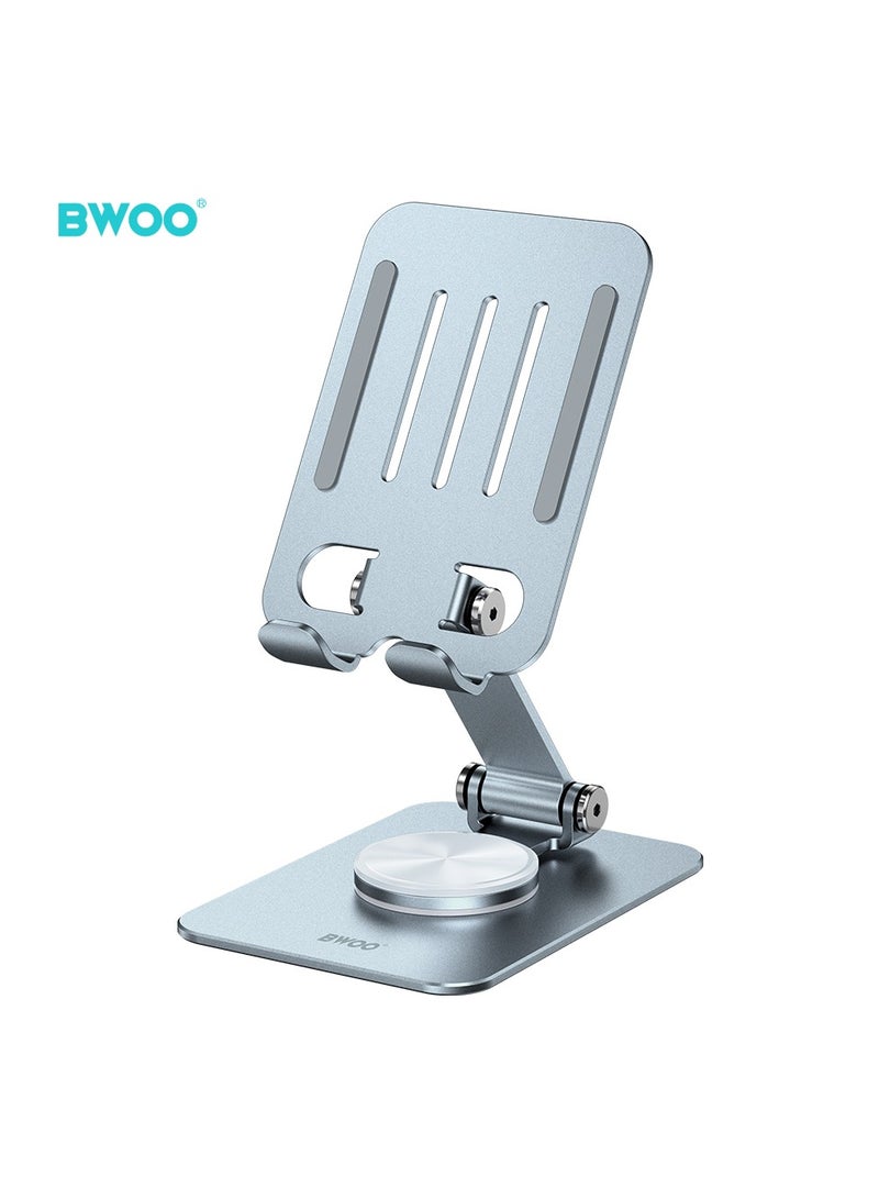 BWOO Adjustable Phone Stand With 360 Rotation Base Grey - Image 1