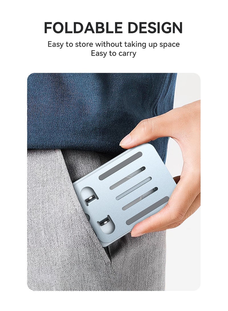 BWOO Adjustable Phone Stand With 360 Rotation Base Grey - Image 5