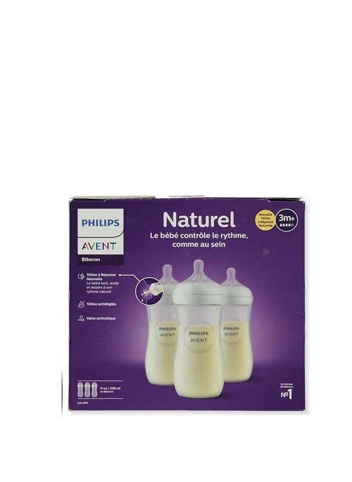 Avent 3-Pack Natural Wide Neck Bottles - Clear one Size - pzsku/Z10D3C71A4C70D5E201C5Z/45/_/1736411598/2e0927cb-1d08-4ebe-b50f-47b316fd8ff4