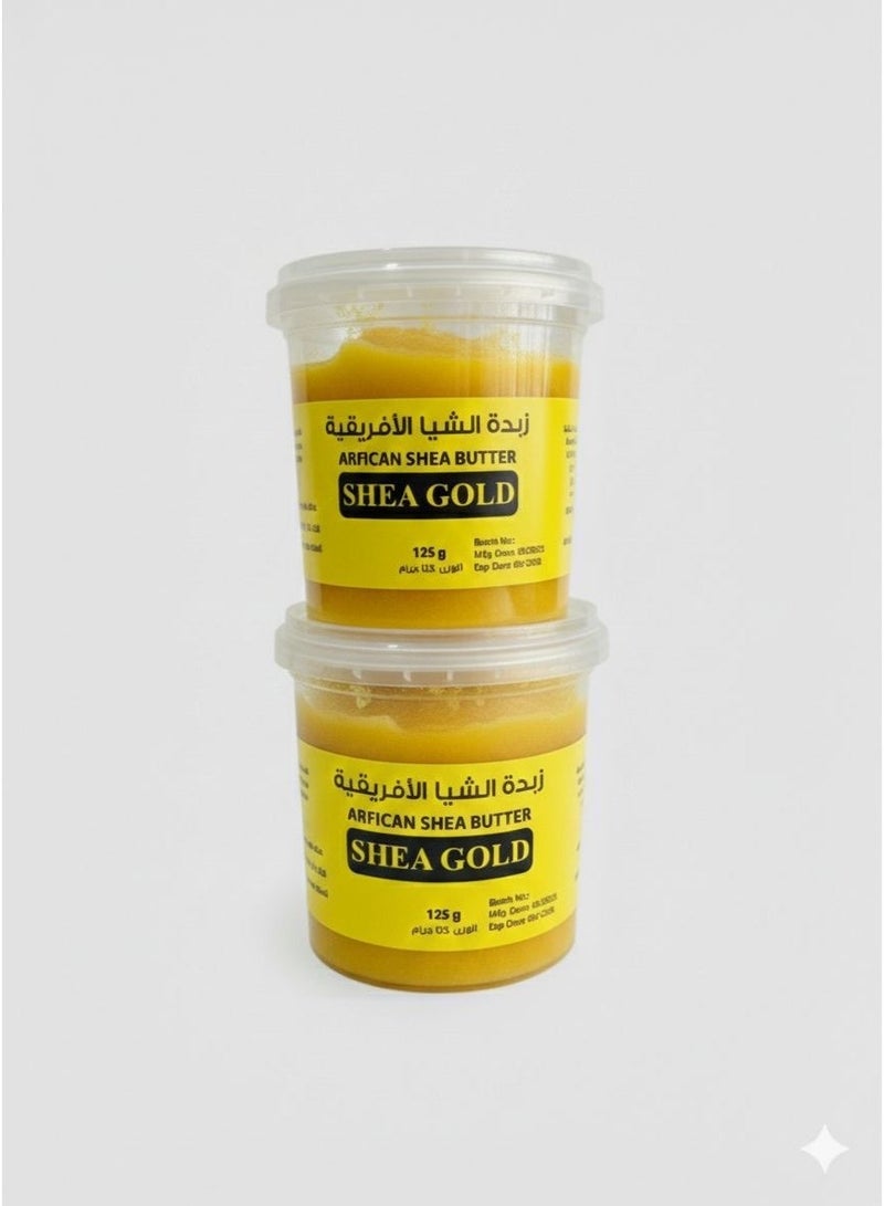 SHEA GOLD Two Pieces of African shea butter 125 gm - Image 5