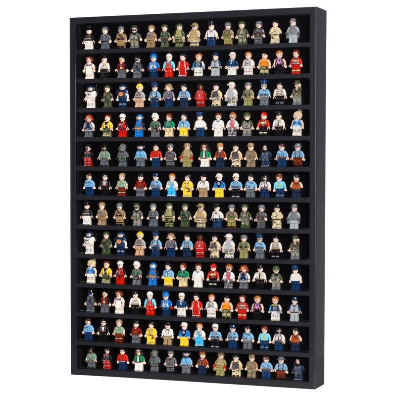 DisplayGifts Open Front Hot 1:64 Scale Toy Cars Wheels Matchbox Display Case Die-cast Model Cars Storage Cabinet - NO Door Cover in The Front (Black) - 26.5 X 18.75 X 3 Inches - Image 4