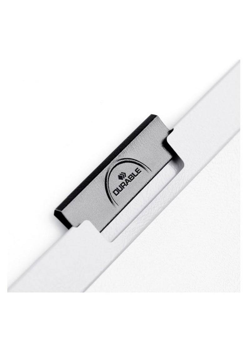 Durable 25-Piece Duraclip Clip Folder Grey - Image 3