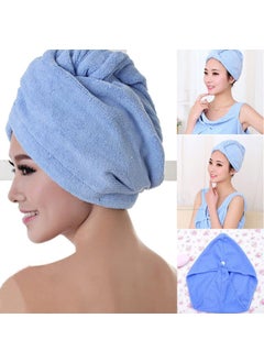 MEENIRA MEENIRA Hair Towel Warp Microfiber SuperAbsorbent Hair Turban for Drying Curly Long Thick Hair for Women Hair Caps Hair Cover Hair Dry Salon Shower Cap Multicolor Pack of 2  - Image 3
