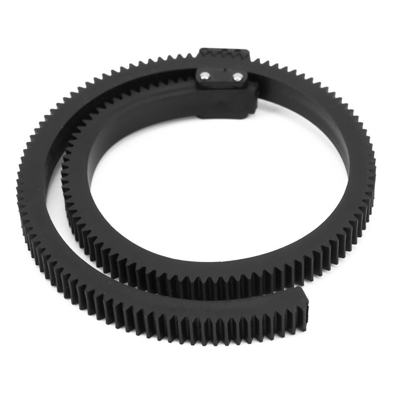 Adjustable Follow Focus 46-92mm/1.8-3.6in High-Quality Rubber Plastic Sturdy Durable - Light Compact Quick Lock Lens Gear Ring Belt for DSLR Camcorder HDV Cameras - Image 1
