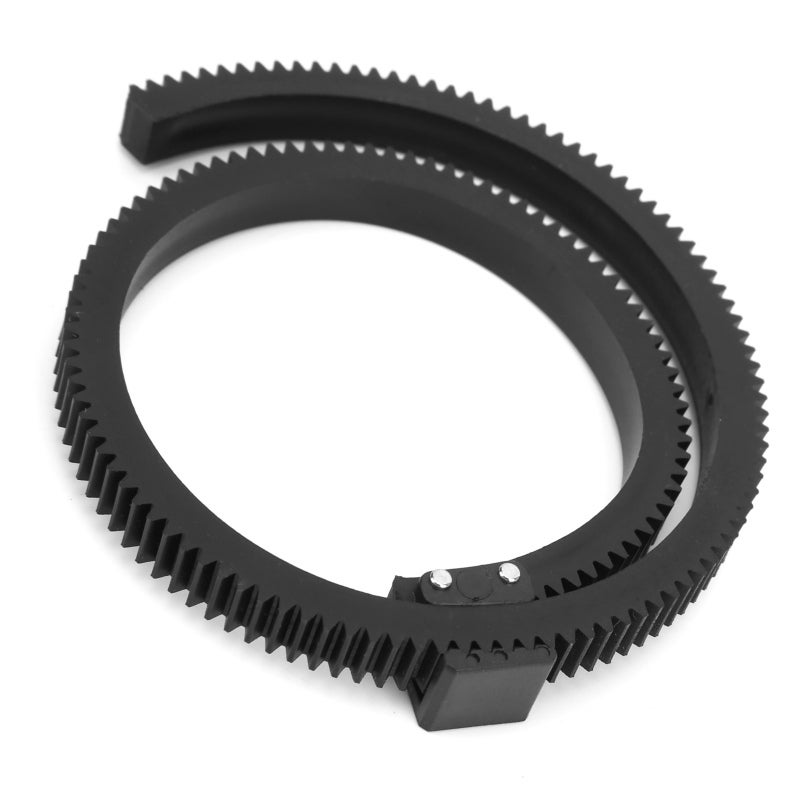 Adjustable Follow Focus 46-92mm/1.8-3.6in High-Quality Rubber Plastic Sturdy Durable - Light Compact Quick Lock Lens Gear Ring Belt for DSLR Camcorder HDV Cameras - Image 5