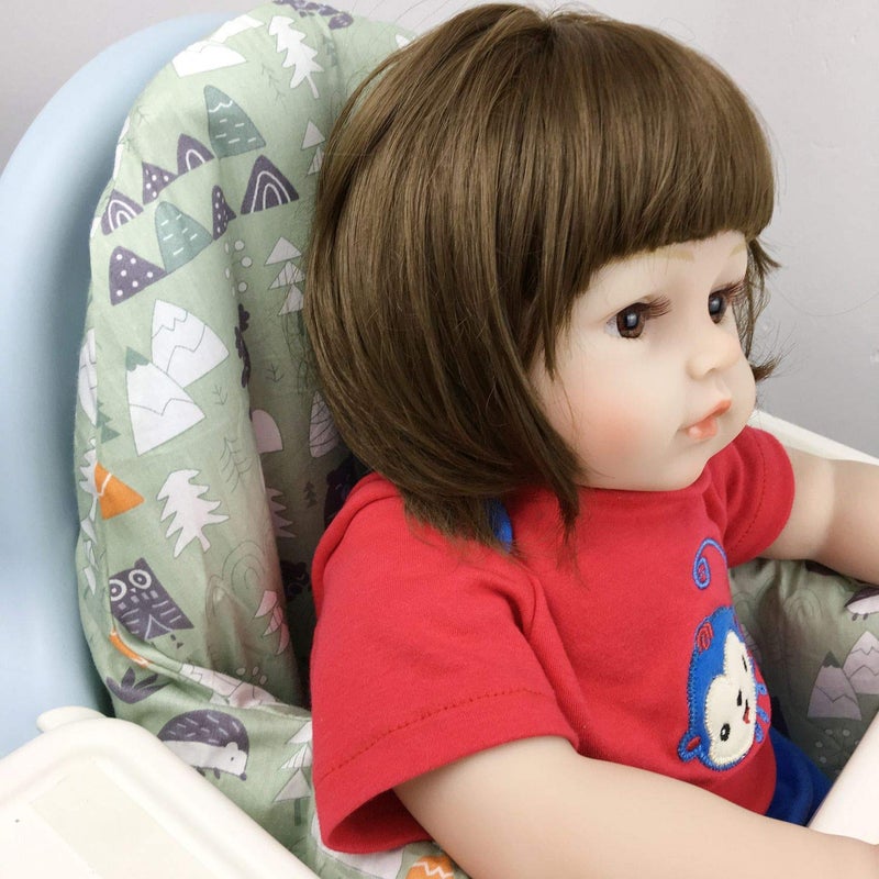 ZARPMA Inflatable Cushion Inner Cover Cotton Cover for IKEA Antilop Highchair (Cover Only) (Green) - Image 2