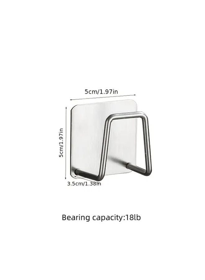 2pcs 4pcs Stainless Steel Sponge Holder Kitchen Sink Drain Storage Rack - Image 5