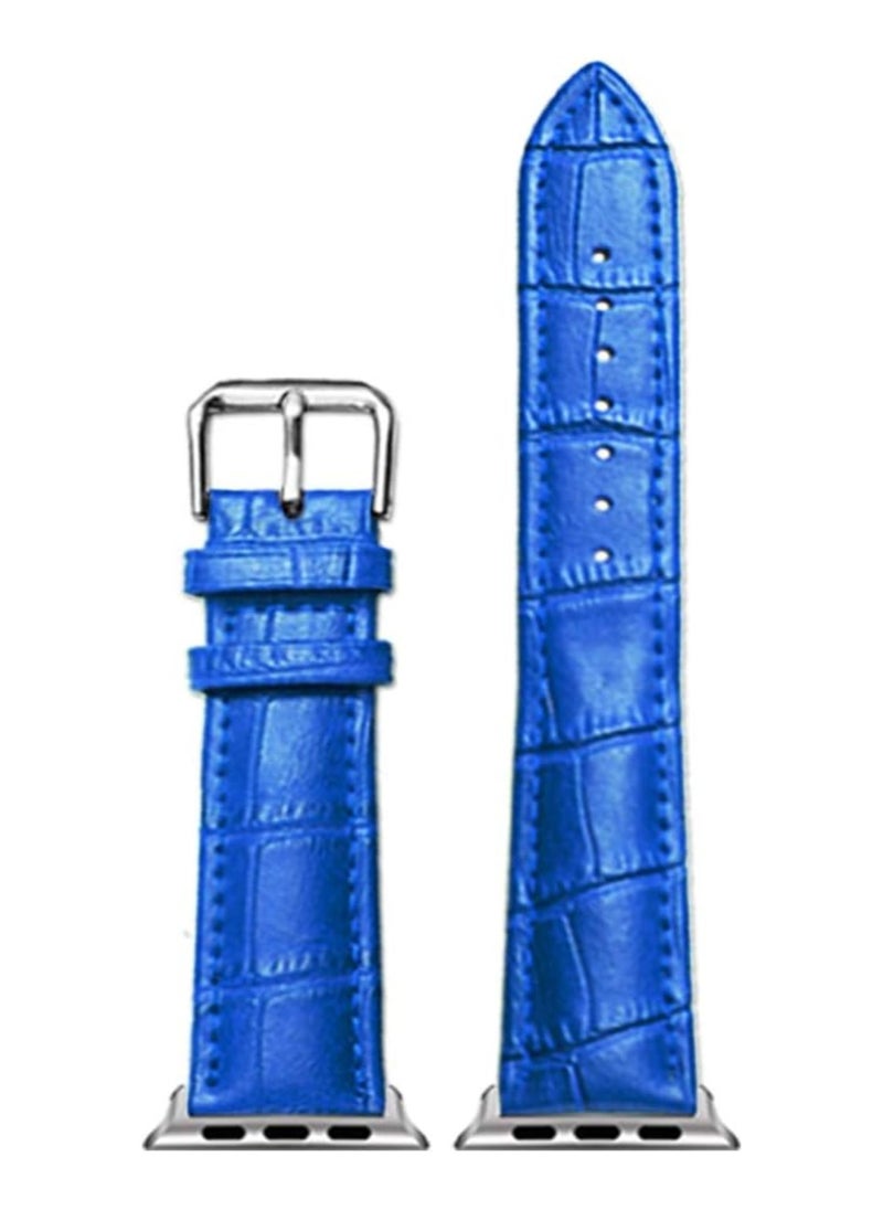 TEMPO Durable Band Compatible with Apple Watch 38mm 40mm 41mm for Men Women, Crocodile Leather ,Waterproof Strap for iWatch Series 10 9 8 7 6 5 4 3 2 1 SE  - Image 3