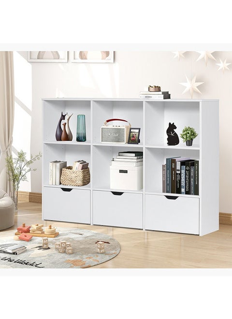Vanilla Cody Storage Cabinet With 3-Drawers 140 x 106.5 x 40 cm