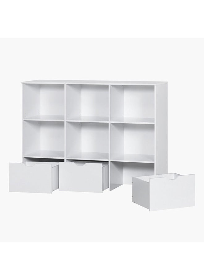 Vanilla Cody Storage Cabinet With 3-Drawers 140 x 106.5 x 40 cm