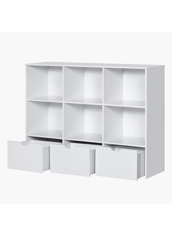 Vanilla Cody Storage Cabinet With 3-Drawers 140 x 106.5 x 40 cm
