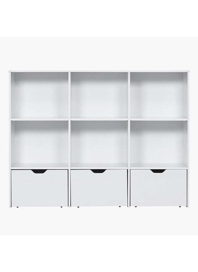Vanilla Cody Storage Cabinet With 3-Drawers 140 x 106.5 x 40 cm