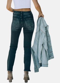 يونيكي Black Slim Fit Clean Look High-Rise Jeans  - Image 3