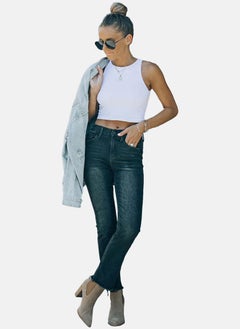 يونيكي Black Slim Fit Clean Look High-Rise Jeans  - Image 5