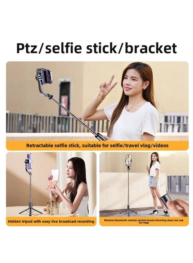 Mobile Phone PTZ Stabilizer Handheld Shooting Anti-shake Mobile Phone Bracket Live Tripod Selfie Stick Automatic Multi-function-Color:R25S  - Image 3