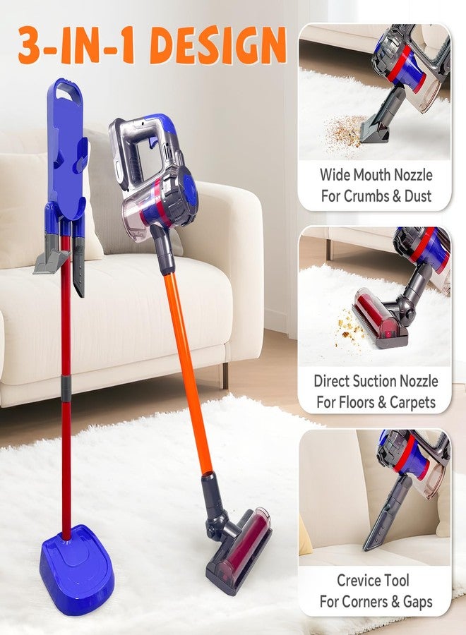 BAYMI 3-in-1 Kids Vacuum that Really Works - Toddler Vacuum Cleaning Toy Set, Kids Working Play Vacuum Cleaner with Real Suction, Montessori Housekeeping Toy for Toddlers 3+ - Image 3