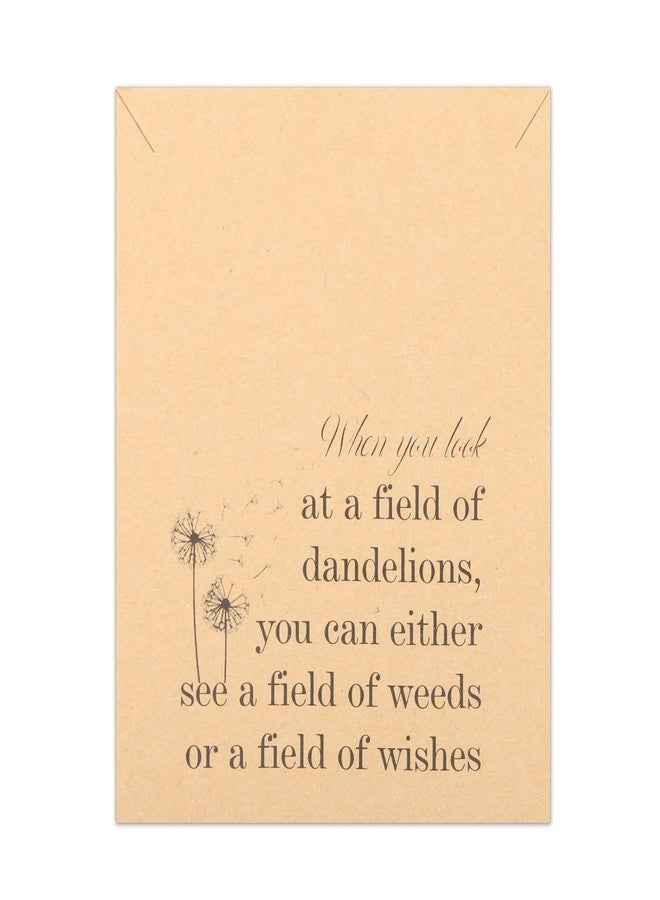 FEELMEM Dandelion Wishes Jewelry Dandelion Seed Pendant Necklace Good Luck Gift New Beginnings Gift - Image 2