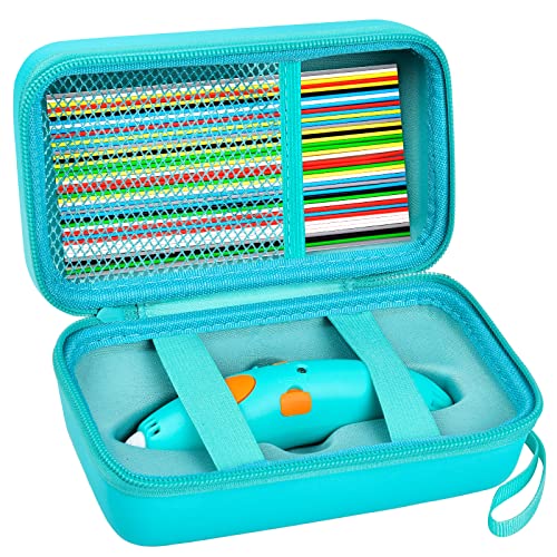 ANKHOH Case Compatible with 3Doodler Start+ Essentials (2023, 2024) for 3D Set, Storage Organizer Holder for Printing Filament Refill and USB Charger (Box Only) All Green - Image 1