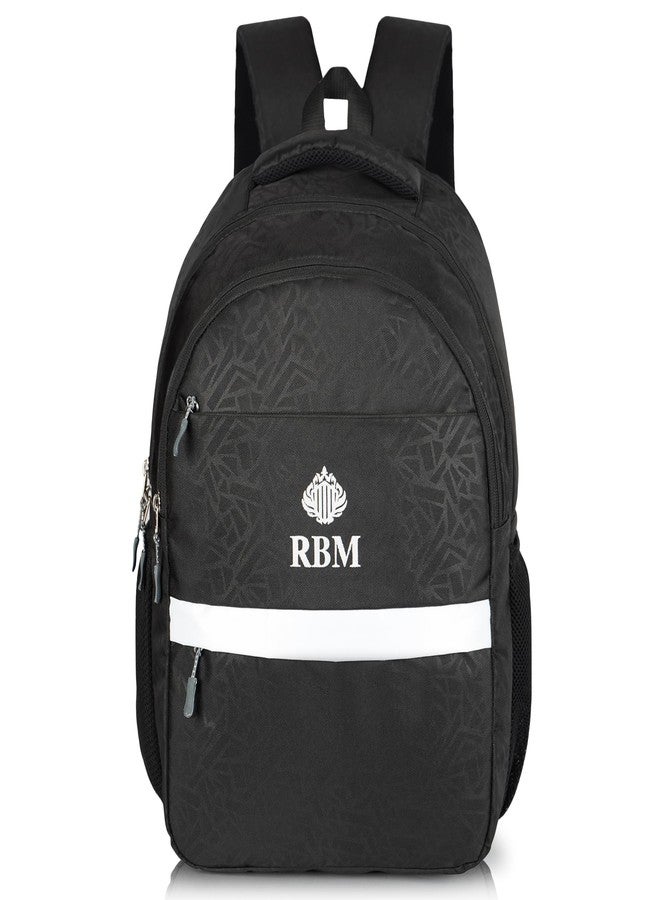 RBM Laptop Backpack For Men & Women | Stylish Unisex School College Bag With 3 Compartments | Lightweight Waterproof Travel & Office Backpack (BAG08) - Image 1