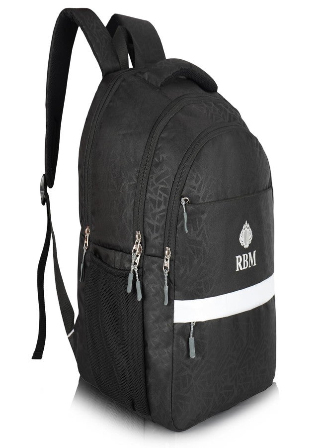 RBM Laptop Backpack For Men & Women | Stylish Unisex School College Bag With 3 Compartments | Lightweight Waterproof Travel & Office Backpack (BAG08) - Image 2
