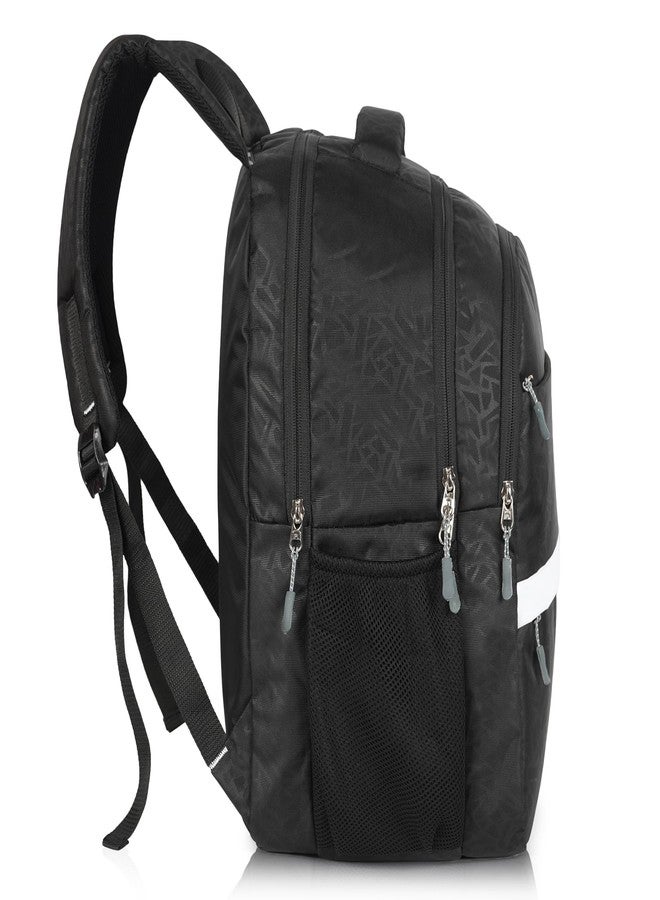 RBM Laptop Backpack For Men & Women | Stylish Unisex School College Bag With 3 Compartments | Lightweight Waterproof Travel & Office Backpack (BAG08) - Image 3