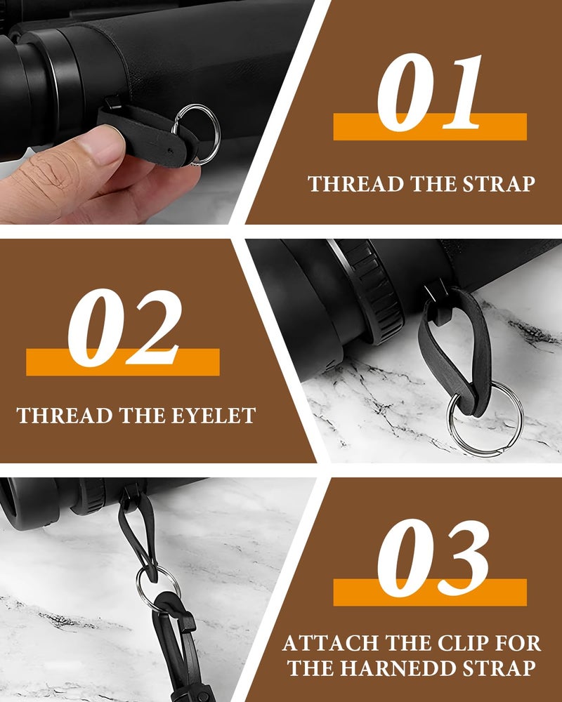 OUFABE Binocular Harness Strap, Binocular Harness for Birding, X-shaped Decompression Binocular Strap,Cross Binocular Straps Harness, Fits for Carrying Binocular, Cameras, Rangefinders and More - Image 2