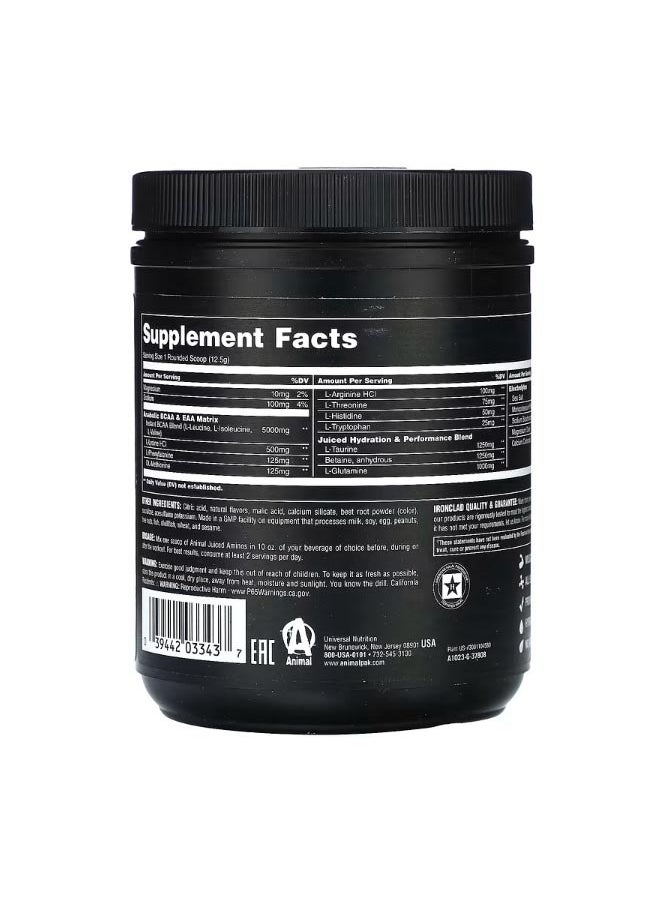 ANIMAL Juiced Aminos Powder Fruit Punch 13.2 oz 375 g  - Image 2