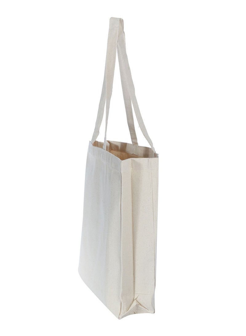 Green Bag Cotton Tote Bags, Reusable Grocery Shopping Cotton Bags - Image 2