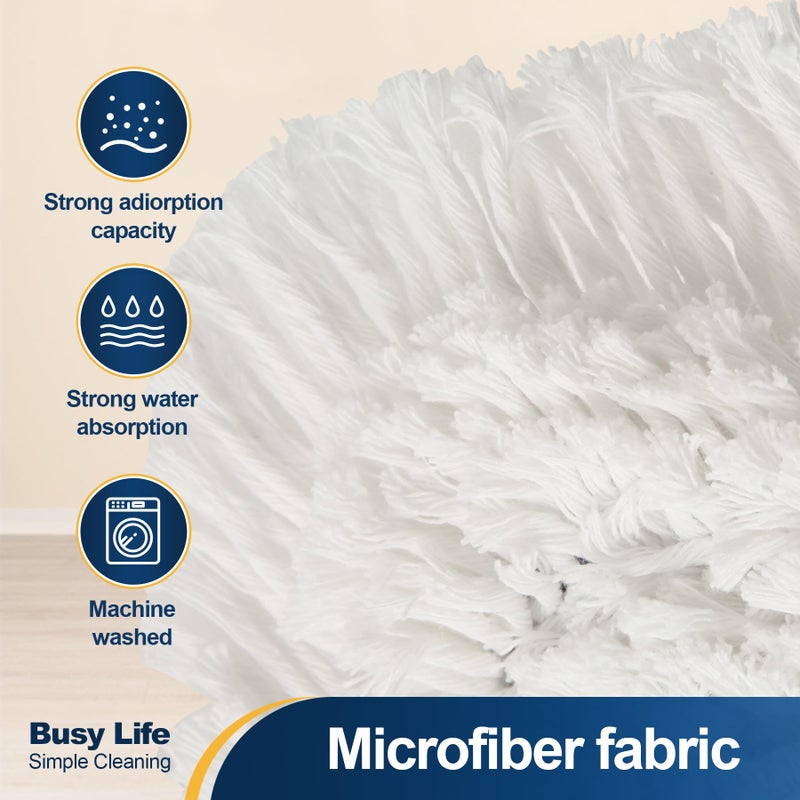 Yocada 36 inch Commercial Dust Mop Industrial Floor Mop for Cleaning Office Garage Hardwood Warehouse Factory Mall Deck 59 Inch Long Total 2 Pads - Image 4