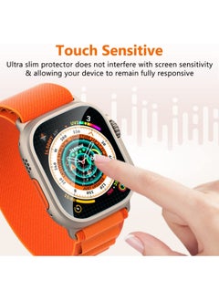 SHOPI 3 Pack Tempered Glass Screen Protector Compatible with Apple Watch Ultra 49mm  - Image 5