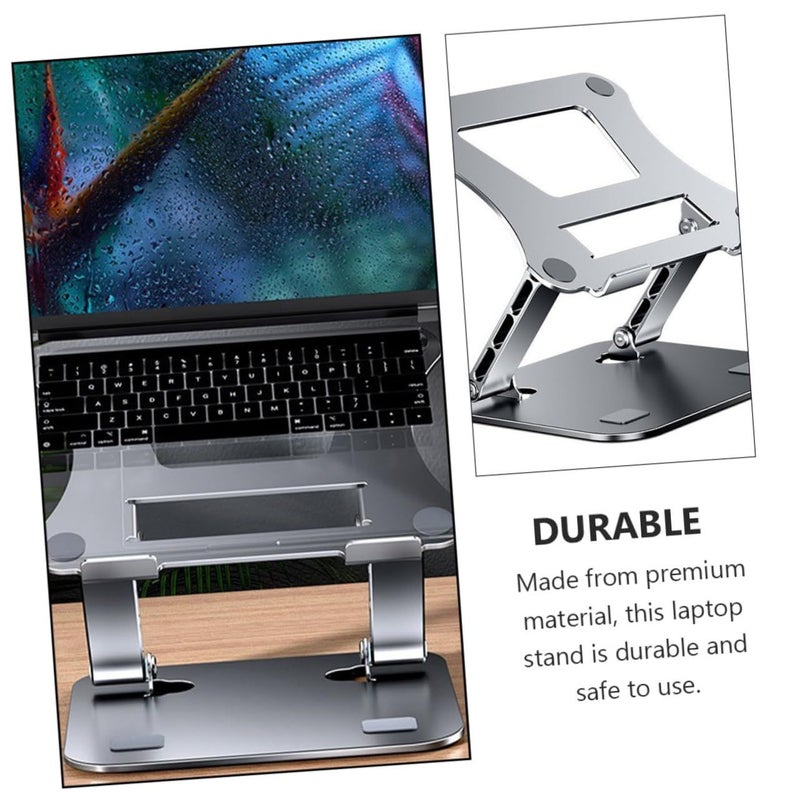 Ergonomic Laptop Stand Riser Sturdy Height Desktop Holder Enhanced Air Circulation - Image 3
