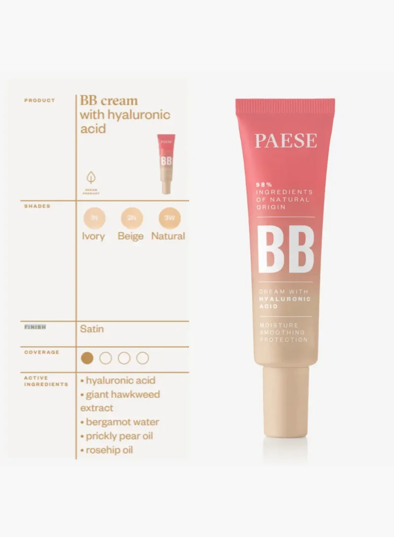 Paese  BB Cream with Hyaluronic Acid - 2,5 Nude for Women | Best Price UAE