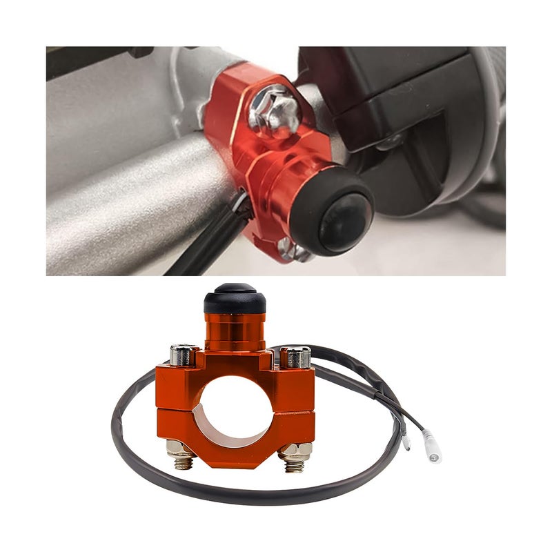 Bittwee CNC Universal Motorcycle Engine Stop Start Kill Switch Button - Image 1